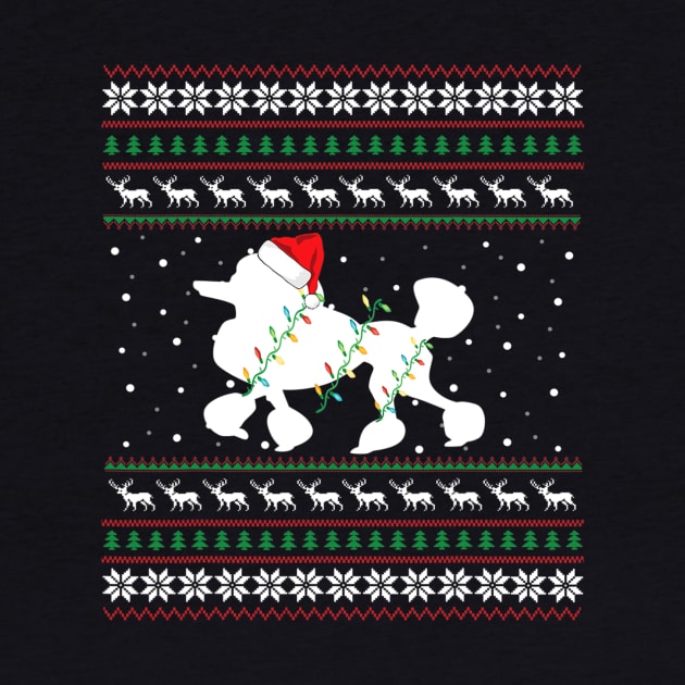 Poodle Ugly Xmas Family Matching Pajama by IainDodes